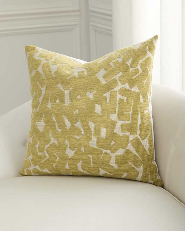 Hero Abstract Decorative Pillow, 24" Square